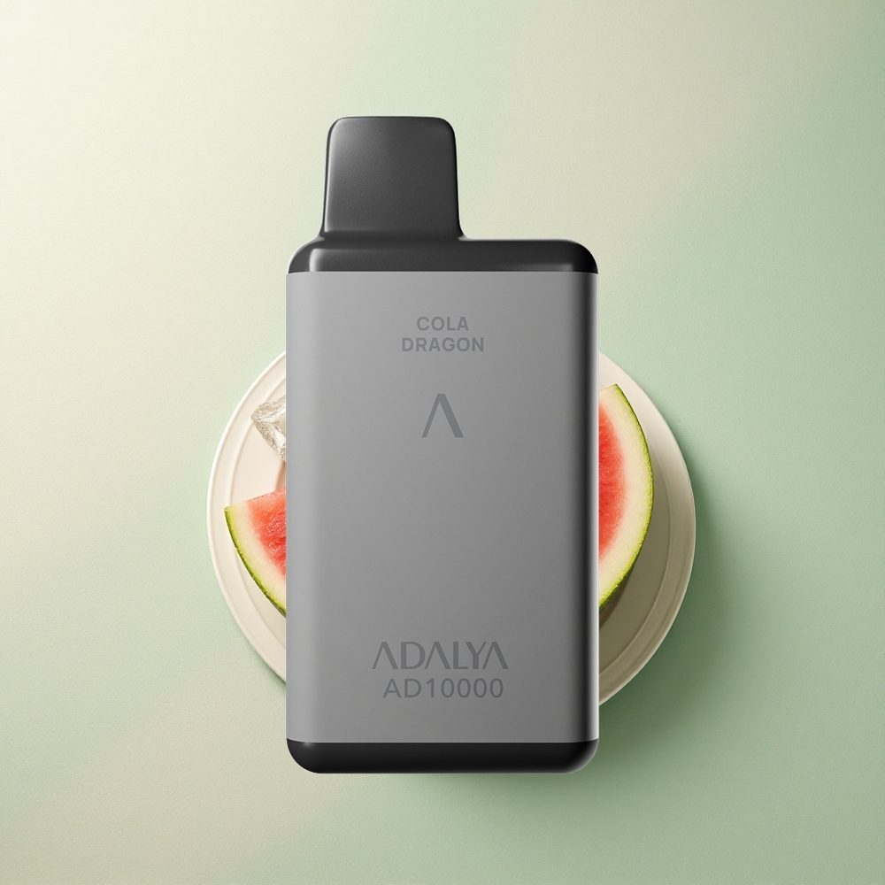 Adalya AD 10000 Watermeloen IJs Grijs Aluminium 650 mAh