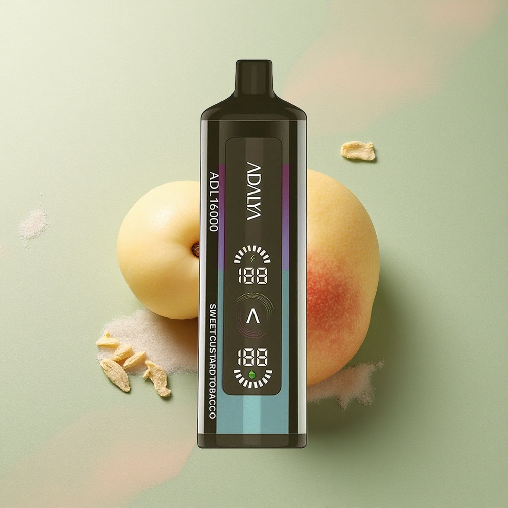 Adalya ADL 16000 PRO Zoete Vla Tabak met Smart Mesh Coil en USB-C Opladen