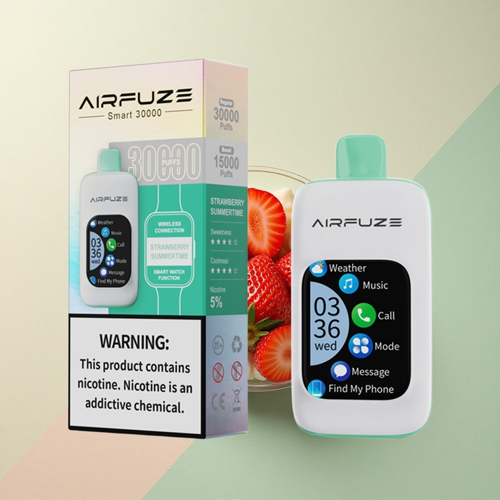 AirFuze Smart 30000 Aardbeien Zomertijd 5% Nicotine 900mAh