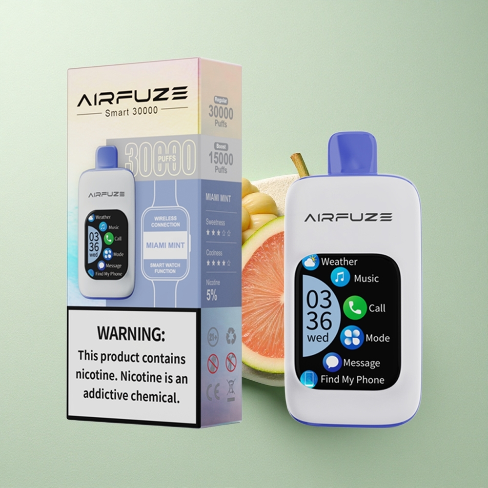 AirFuze Smart 30000 Amsterdam Munt Smart 5% Nicotine 900mAh