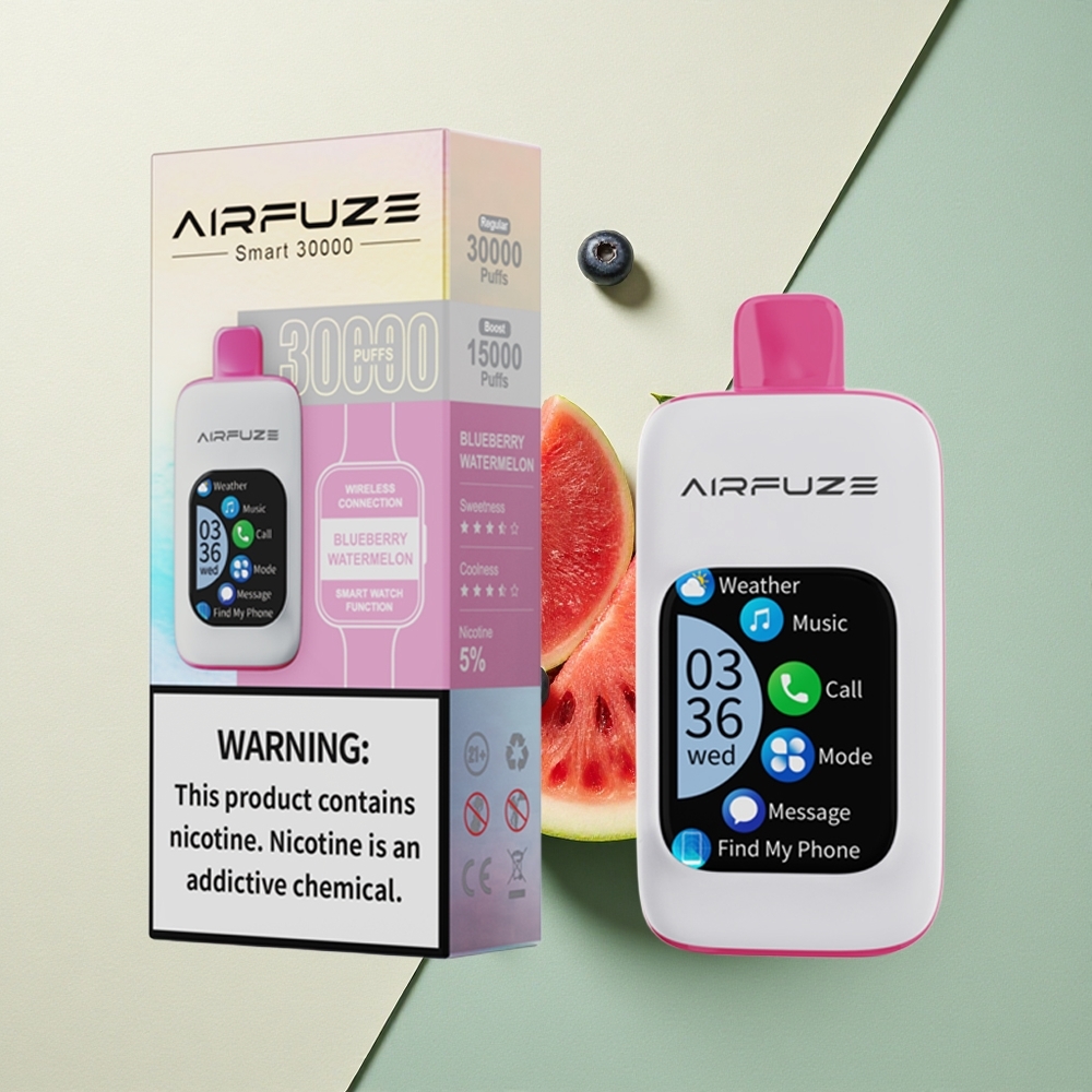 AirFuze Smart 30000 Blauwe Bes Watermeloen 5% Nicotine 900mAh