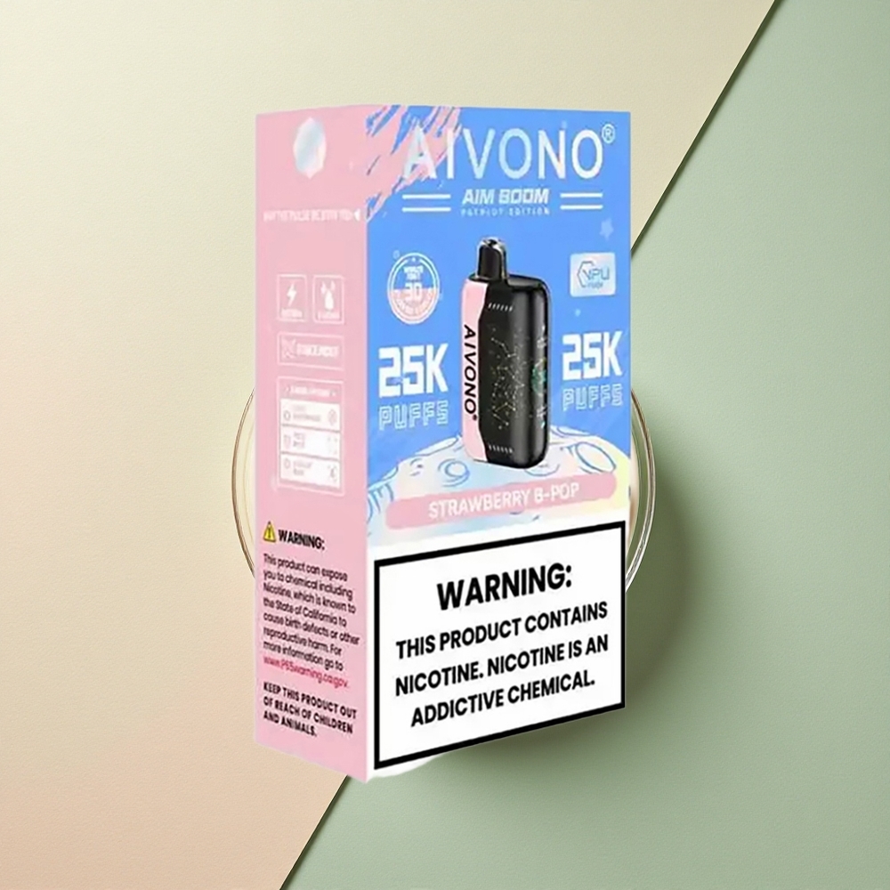 Aivono Aim Boom 25000 Aardbei B Pop 0% Nicotine 650mAh