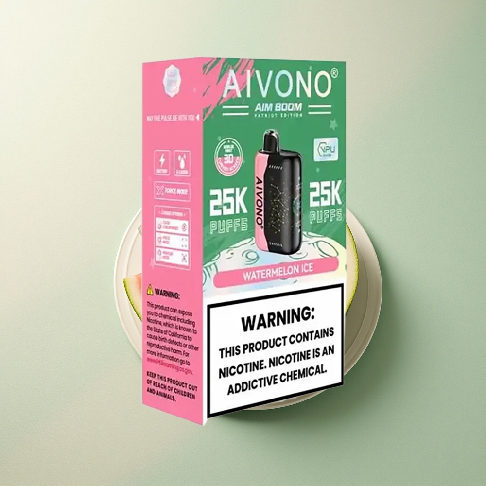Aivono Aim Boom 25000 Watermeloen IJs 0% Nicotine 650mAh