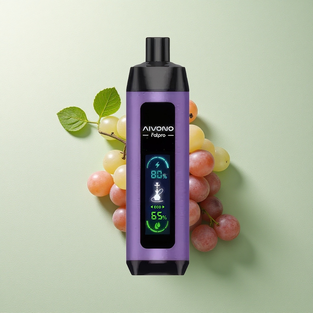 Aivono Aim Fatpro 22000 Druif Munt 5% Nicotine 600mAh 28ml