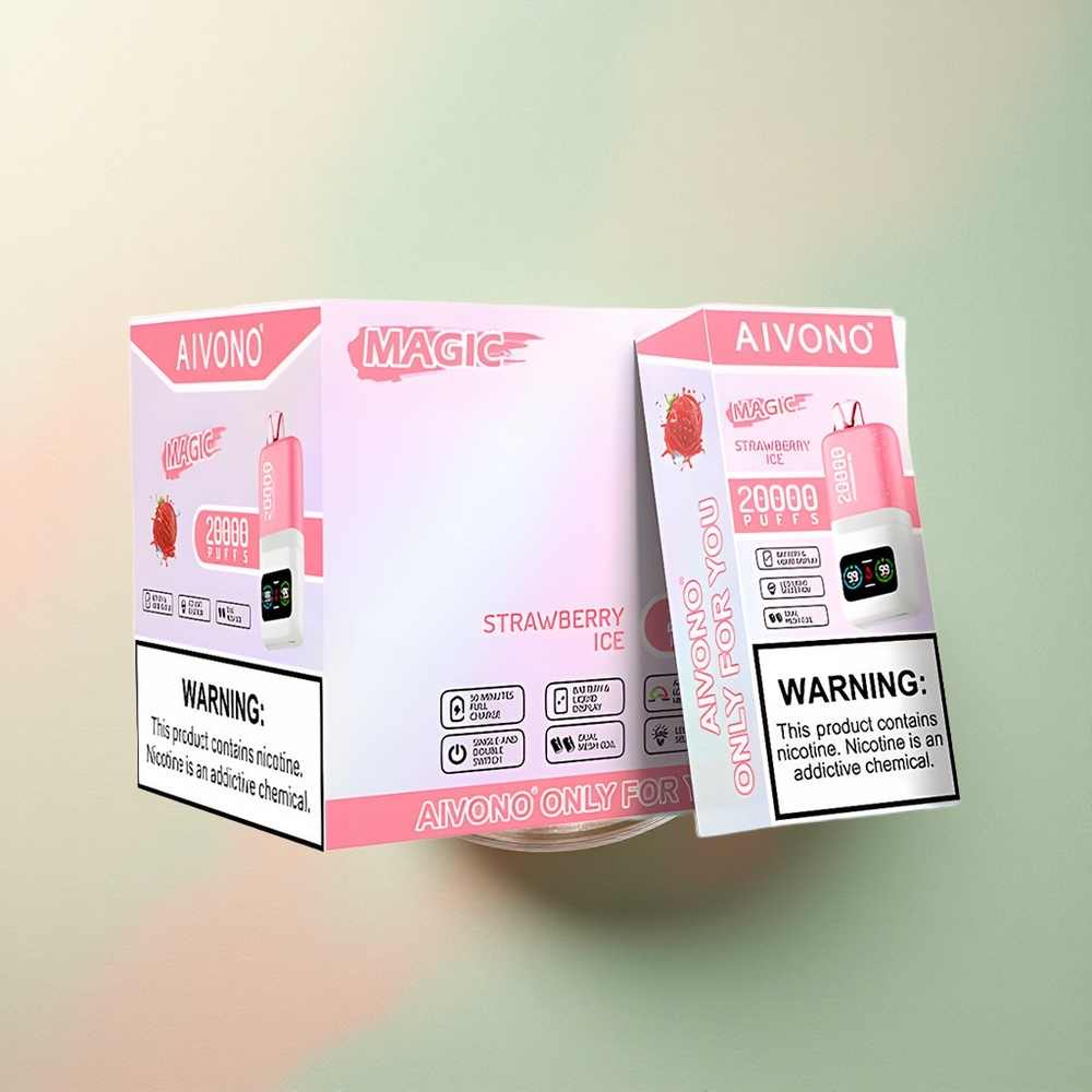 Aivono Aim Magic 20000 Aardbei IJs Dual Mesh 5% Nicotine 600mAh