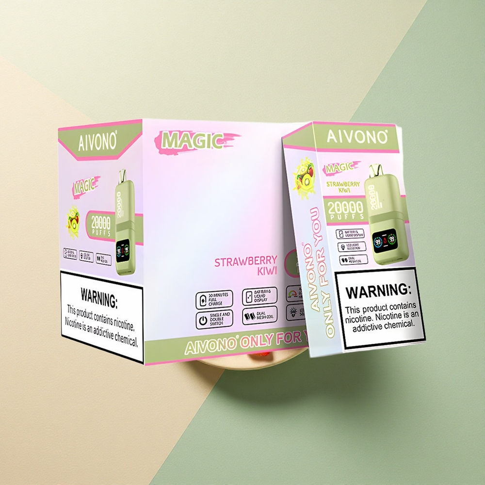Aivono Aim Magic 20000 Aardbei Kiwi Dual Mesh Coils 600mAh