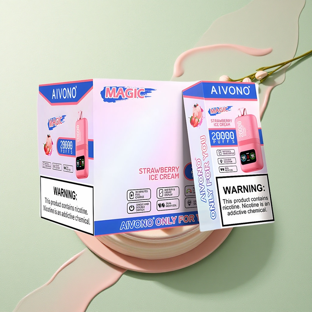 Aivono Aim Magic 20000 Aardbeienijs Dual Mesh 600mAh 5% Nicotine