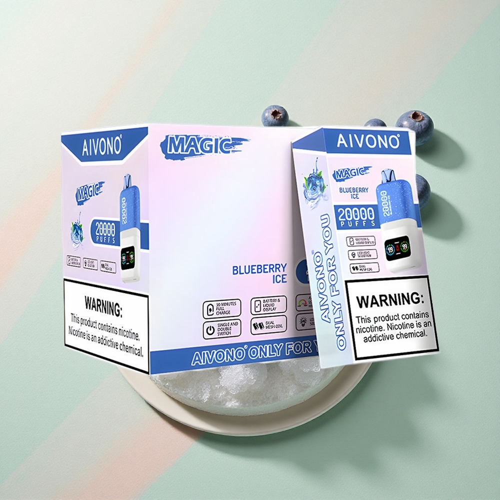 Aivono Aim Magic 20000 Blauwe Bes IJs met Dual Mesh Coils en 600mAh