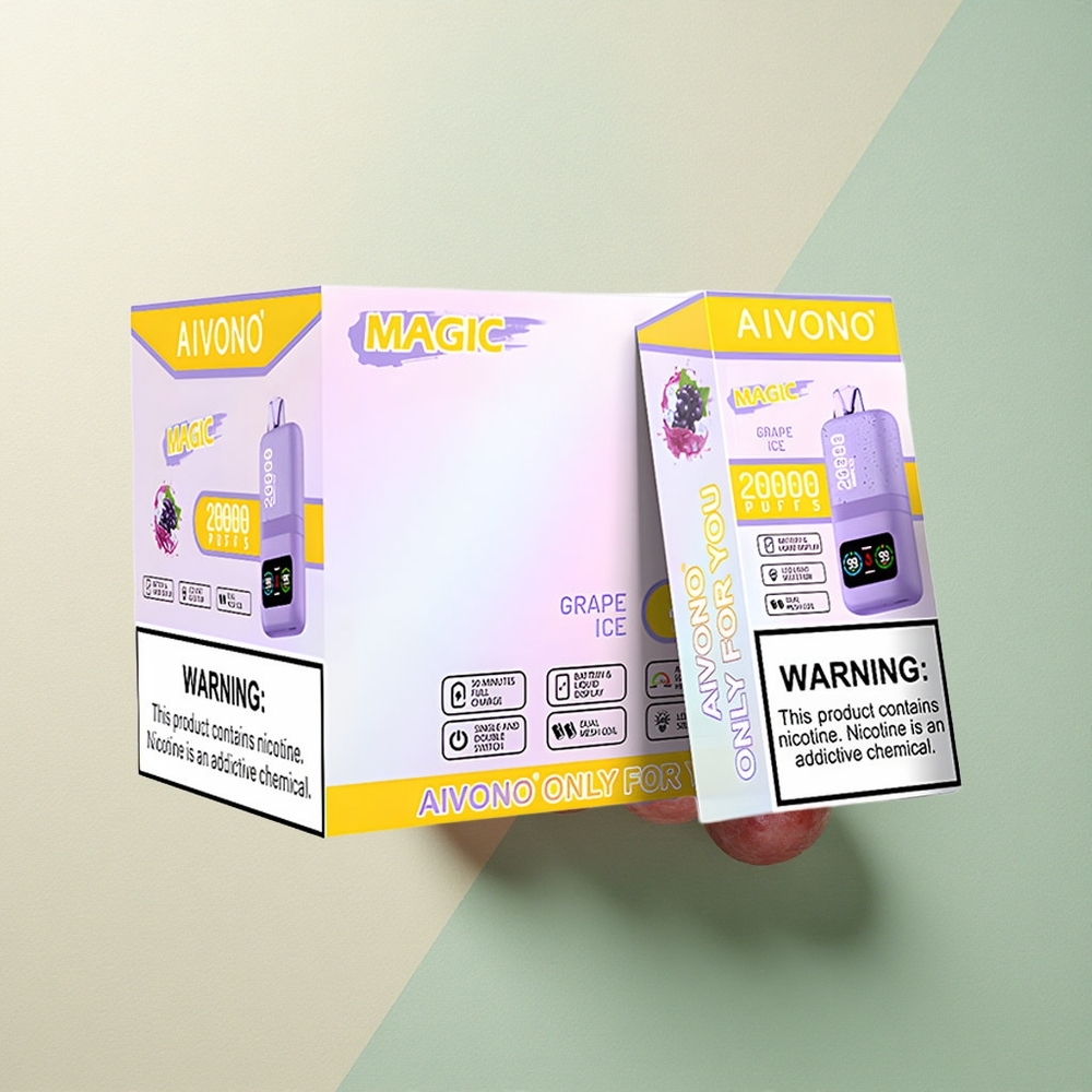 Aivono Aim Magic 20000 Druiven IJs 5% Nicotine 600mAh