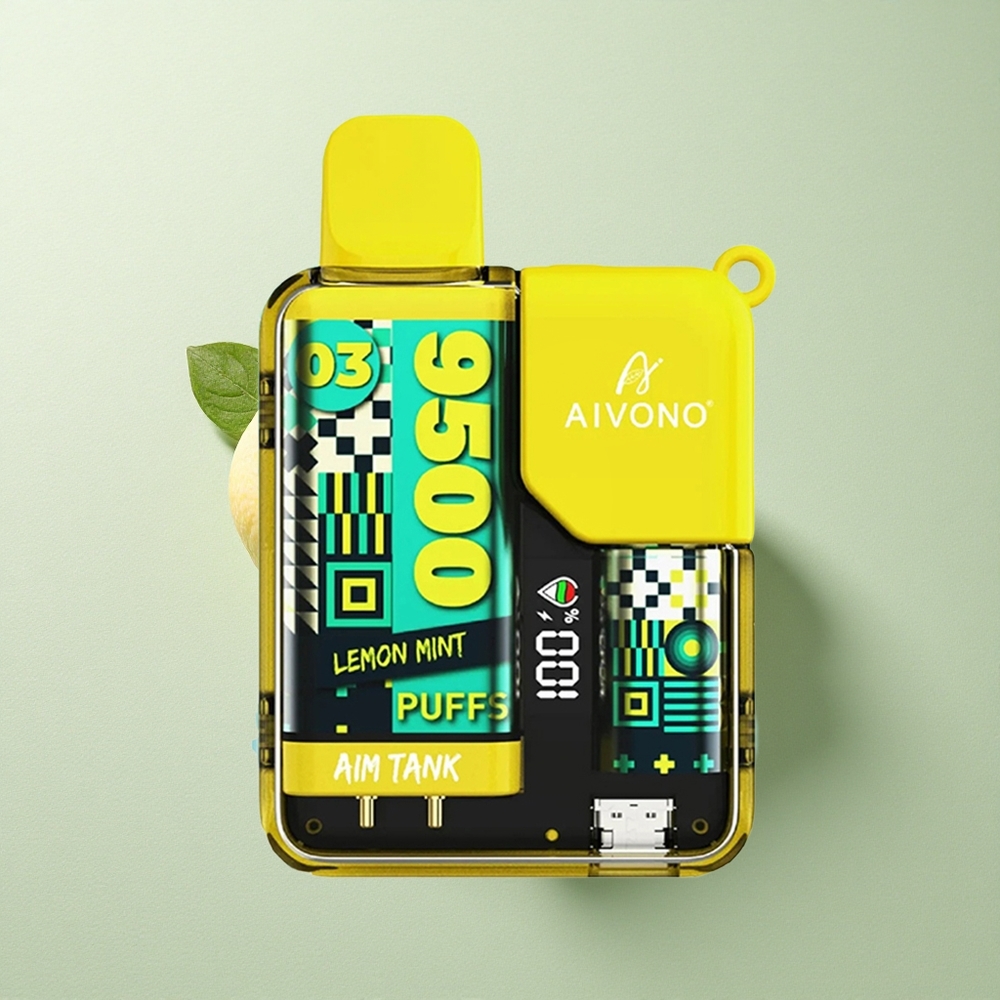 Aivono Aim Tank 9500 Citroen Munt 650mAh 18ml