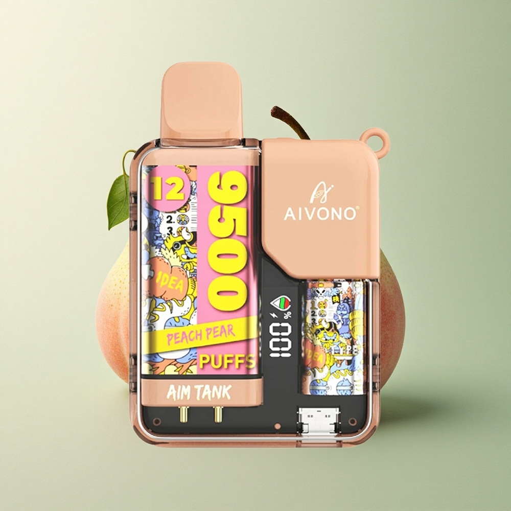 Aivono Aim Tank 9500 Perenperzik LCD 650mAh