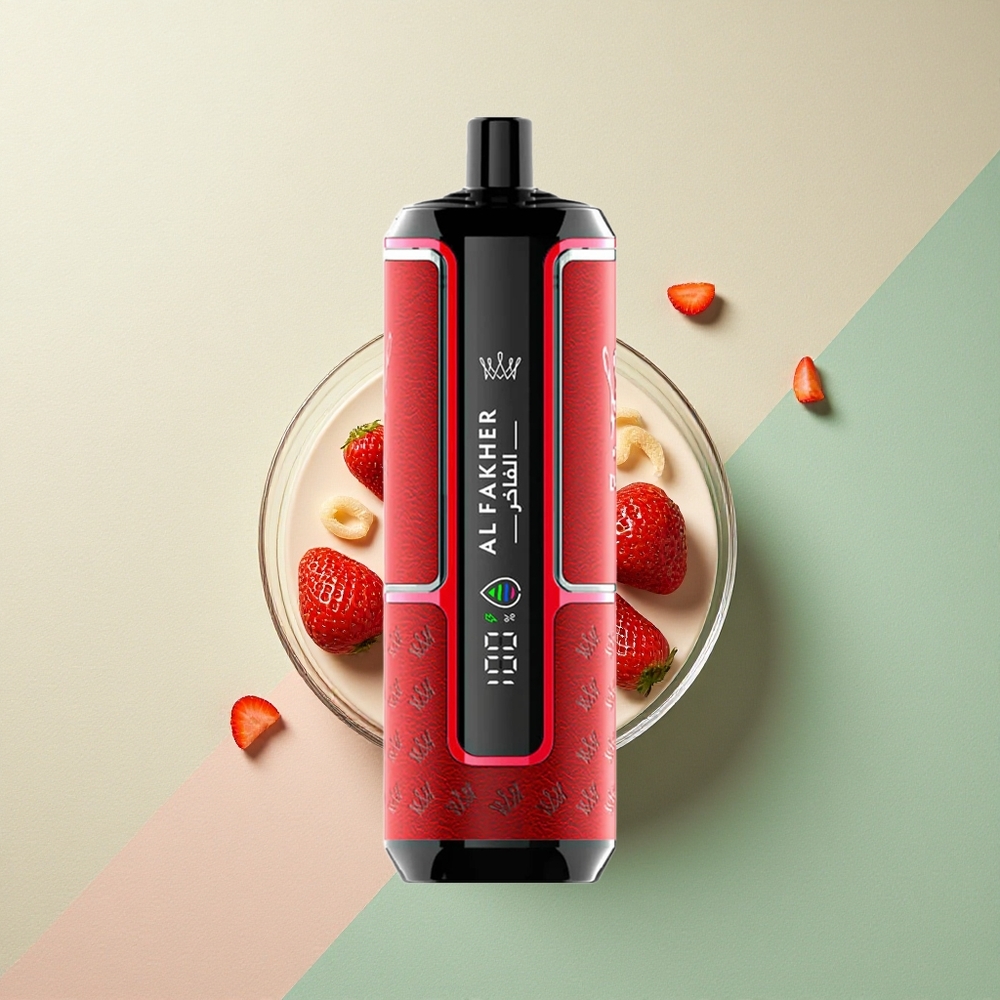 Al Fakher Crown Bar 15K Hypermax Aardbei Punch 22ml 600mAh