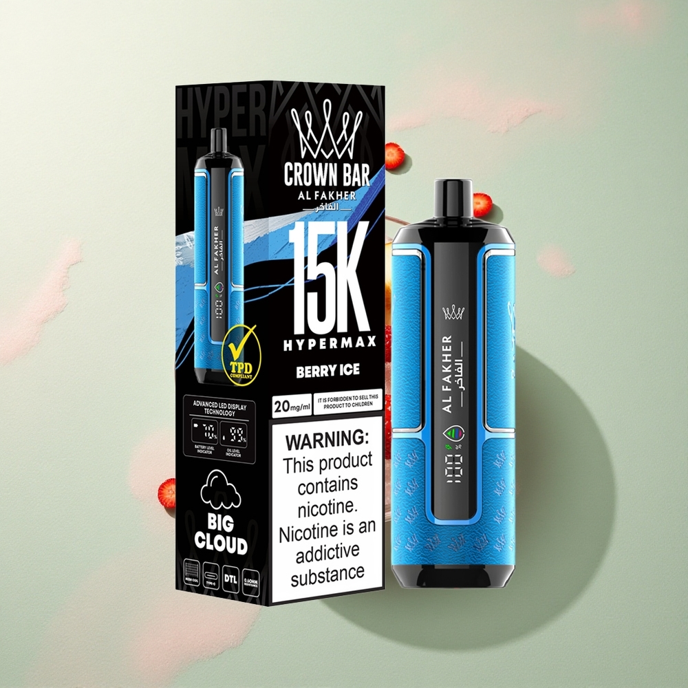 Al Fakher Crown Bar 15K Hypermax Bessenijs 22ml 600mAh