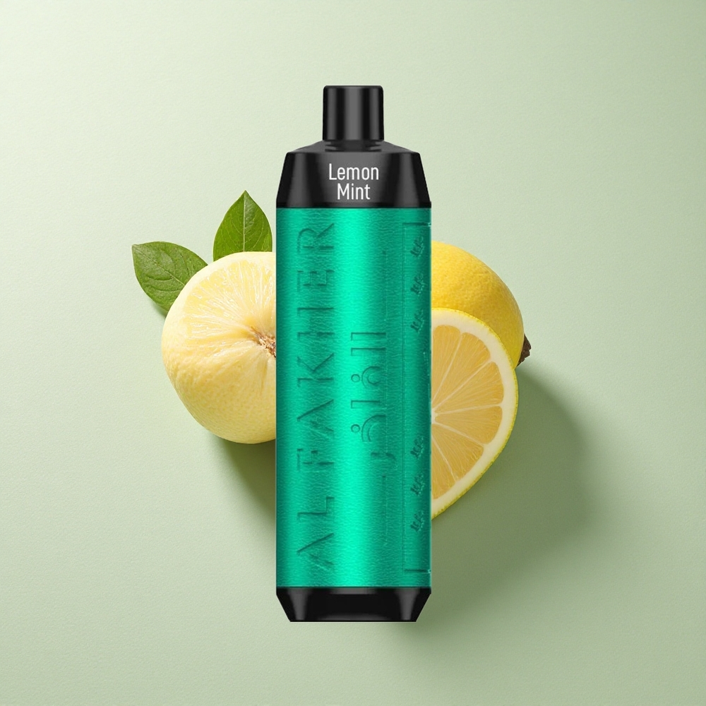 Al Fakher Crown Bar 8000 Crystal Citroen Munt 600mAh 18ml Nicotinevrij