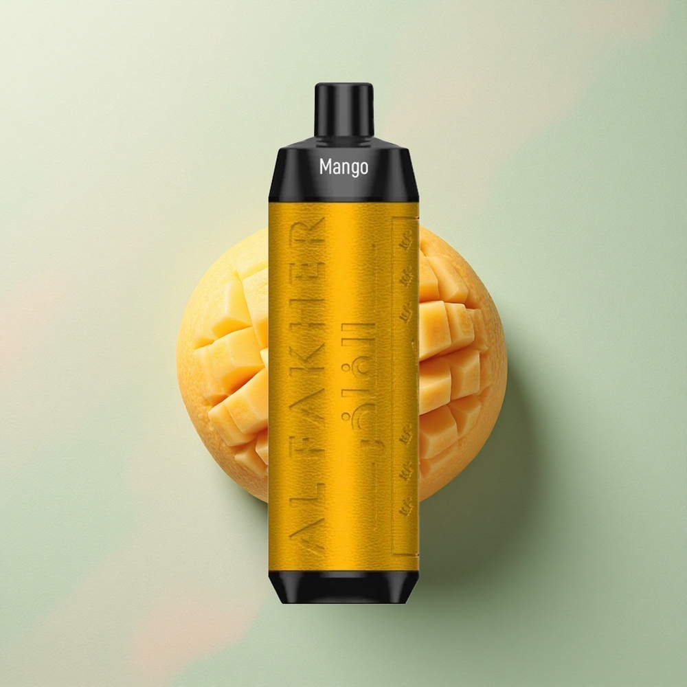 Al Fakher Crown Bar 8000 Crystal Mango IJs met 5mg Nicotine en 600mAh Batterij