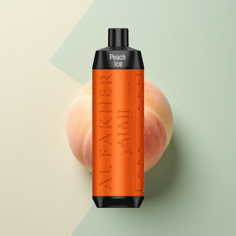 Al Fakher Crown Bar 8000 Crystal Perzik IJs met 5mg Nicotine en 600mAh