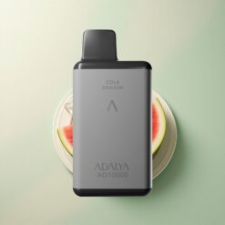 Adalya AD 10000 Watermeloen IJs Grijs Aluminium 650 mAh
