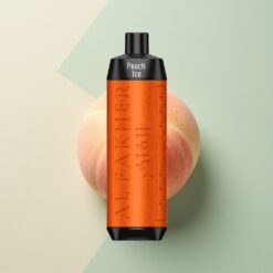 Al Fakher Crown Bar 8000 Crystal Perzik IJs met 5mg Nicotine en 600mAh