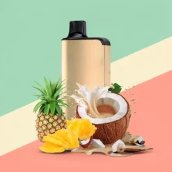 AliBarBar Ingot Ananas-Kokos 9.000 trekjes 22 ml LED-display