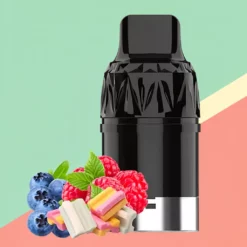 Crwn Pod Blauwe bes Framboos Bubble Gum 9000 Mesh Coil USB-C